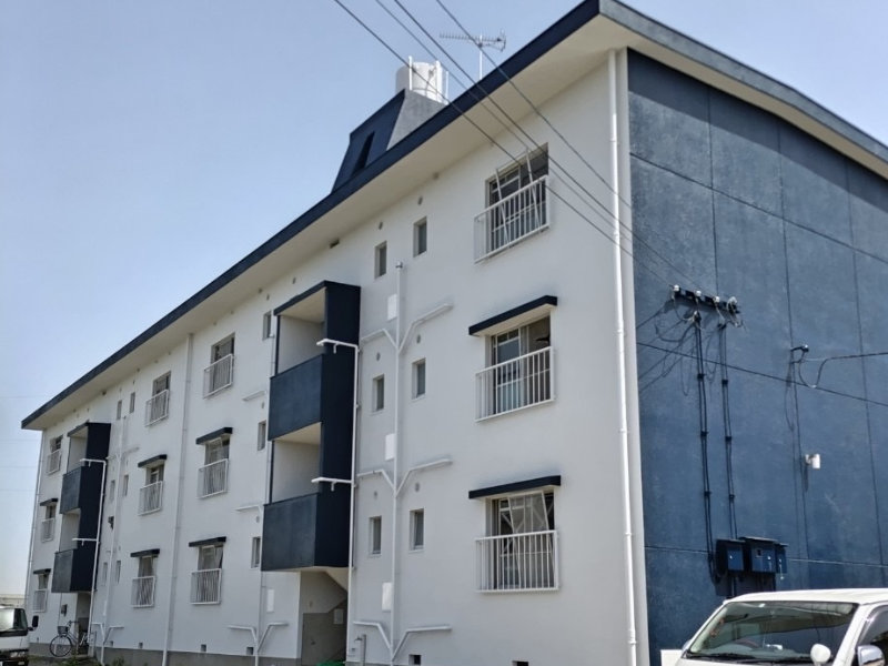 柳川市/アパート外壁工事