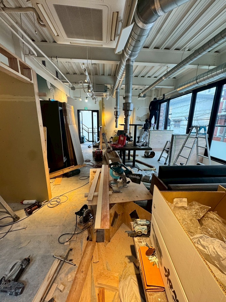 福岡市中央区渡辺通／店舗リフォーム工事