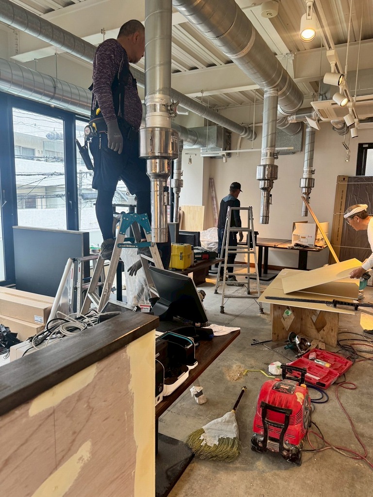 福岡市中央区渡辺通／店舗リフォーム工事